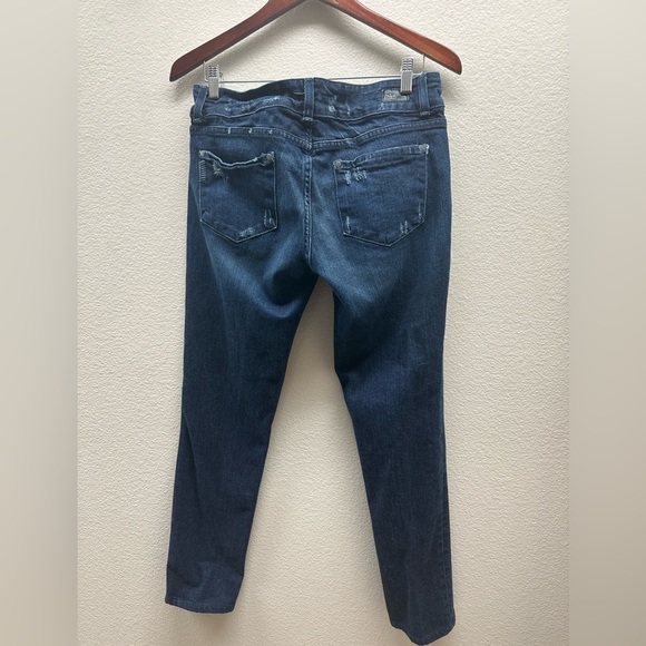 Dark Blue Paige Denim Jeans-Premium Denim - Picture 4 of 5